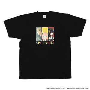 WIT×CLW アニメSPY×FAMILY SHOP　Tシャツ　ショップビジュアル　BLACK