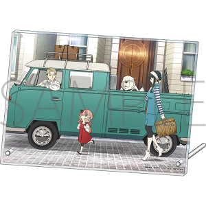 WIT×CLW アニメSPY×FAMILY SHOP　アクリルパネル／くるまでおでけけ＜出発＞