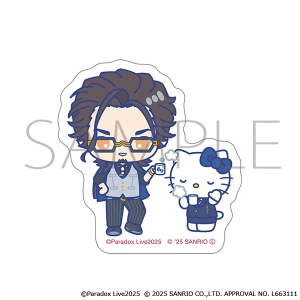 Paradox Live　ステッカー／西門 直明×ハローキティ　サンリオキャラクターズ