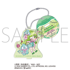 魔入りました！入間くん×サンリオキャラクターズ　スタンド付きアクリルキーホルダー／クララ×ハンギョドン<DOLLY MIX（どーりーみっくす）>