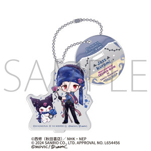魔入りました！入間くん×サンリオキャラクターズ　スタンド付きアクリルキーホルダー／ジャズ×クロミ<DOLLY MIX（どーりーみっくす）>