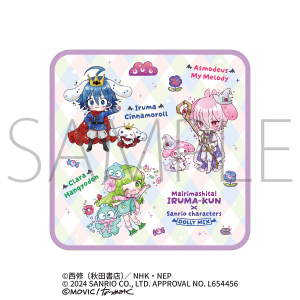 魔入りました！入間くん×サンリオキャラクターズ　ハンドタオル／入間×シナモロール・アスモデウス×マイメロディ・クララ×ハンギョドン<DOLLY MIX（どーりーみっくす）>