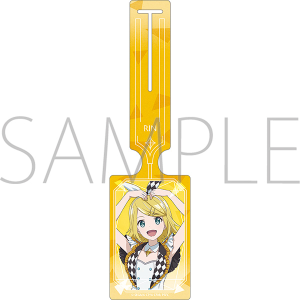 劇場版プロジェクトセカイ　壊れたセカイと歌えないミク　ラゲッジタグ／ステージのセカイの鏡音リン