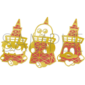 蒔絵シールセット　わしゃがなTV × 東京タワー『わしらと頂(てっぺん)へ！』 事後通販