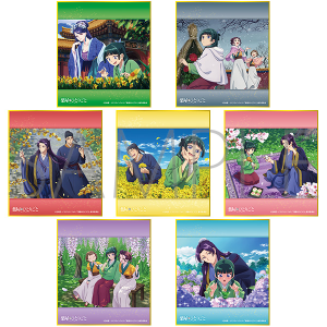 薬屋のひとりごと　ミニ色紙コレクションvol.2（水仙、寒牡丹、蝋梅、菜の花、桜、藤の花、あじさい)