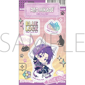 ブルーロック2期　アクリルダイカットステッカー／御影 玲王　Cyber Cat