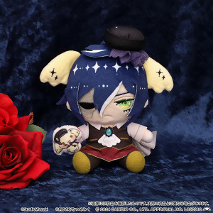 悪魔執事と黒い猫　ぬいぐるみ／ボスキ×ナッツ　悪魔執事と黒い猫×Cinnamoroll DollyMix