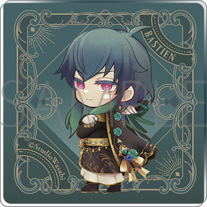 悪魔執事と黒い猫　アクリルバッジ／3rd Anniversary　バスティン