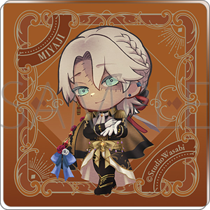 悪魔執事と黒い猫　アクリルバッジ／3rd Anniversary　ミヤジ