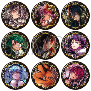 悪魔執事と黒い猫　箔押しキャラバッジコレクション／4th Anniversary　A