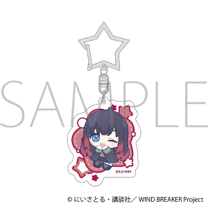 WIND BREAKER　アクリルキーホルダー／椿野 佑　ぬいパル すきっぷ