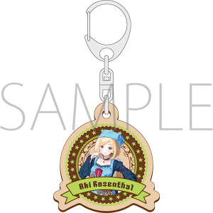 ホロライブ　木製キーホルダー／アキ・ローゼンタール
