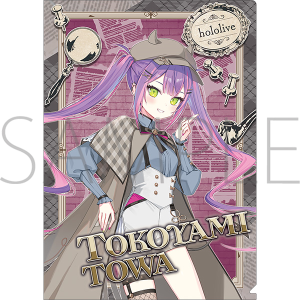 クリアファイル　常闇トワ　hololive‐探偵と怪盗、美術館に仕掛けられた謎‐事後通販