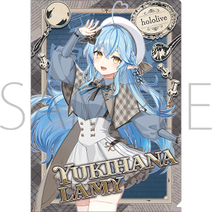 クリアファイル　雪花ラミィ　hololive‐探偵と怪盗、美術館に仕掛けられた謎‐事後通販