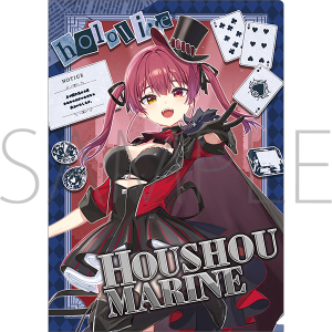 クリアファイル　宝鐘マリン　hololive‐探偵と怪盗、美術館に仕掛けられた謎‐事後通販