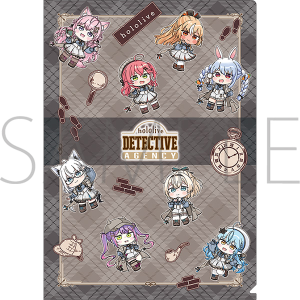 クリアファイル　ミニキャラ ver.　hololive‐探偵と怪盗、美術館に仕掛けられた謎‐事後通販
