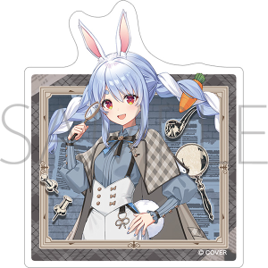 ステッカー　兎田ぺこら　hololive‐探偵と怪盗、美術館に仕掛けられた謎‐事後通販