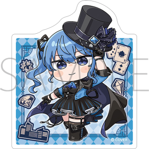 ステッカー　ミニキャラver.　星街すいせい　hololive‐探偵と怪盗、美術館に仕掛けられた謎‐事後通販