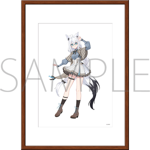 【会場受注】複製原画／白上フブキ hololive‐探偵と怪盗、美術館に仕掛けられた謎‐