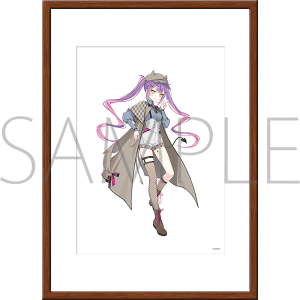 【会場受注】複製原画／常闇トワ hololive‐探偵と怪盗、美術館に仕掛けられた謎‐