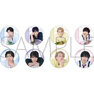 配信ドラマ『きみはな～君に届ける花ことば～』オフィシャルグッズ　キャラバッジコレクション