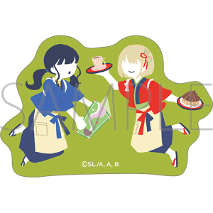リコリス・リコイル　ステッカー／ゆるパレット　喫茶リコリコ
