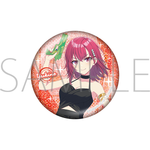 シャインポスト　グリッター缶バッジ／祇園寺 雪音 1st Anniversary