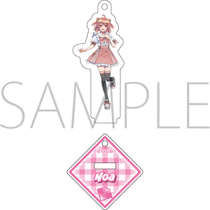 カラフルピーチ　アクリルスタンドキーホルダー／のあ