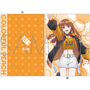 カラフルピーチ　ミニクリアファイル／えと