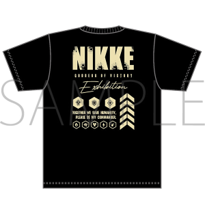 Tシャツ(ブラック)　NIKKE EXHIBITION 事後通販
