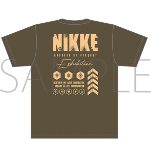 Tシャツ(アーミーグリーン)　NIKKE EXHIBITION 事後通販