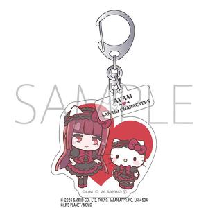 AVAM×サンリオキャラクターズ　アクリルキーホルダー　大原乙葉・ハローキティ