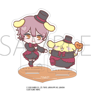 AVAM×サンリオキャラクターズ　アクリルスタンド　桔梗花香・ポムポムプリン