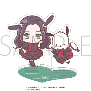 AVAM×サンリオキャラクターズ　アクリルスタンド　小鳥遊あみ・ポチャッコ