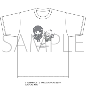 AVAM×サンリオキャラクターズ　Tシャツ　佐伯七海・ハンギョドン