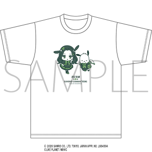 AVAM×サンリオキャラクターズ　Tシャツ　小鳥遊あみ・ポチャッコ