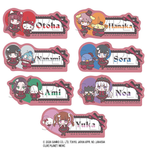AVAM×サンリオキャラクターズ　ランダムアクリルネームバッジ【全7種】