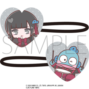 AVAM×サンリオキャラクターズ　アクリルヘアゴム　佐伯七海・ハンギョドン