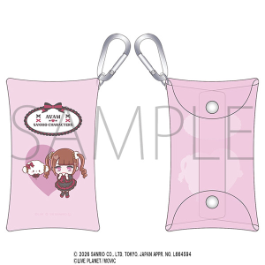 AVAM×サンリオキャラクターズ　カラビナ付きクリアポーチ　姫宮ゆか・こぎみゅん