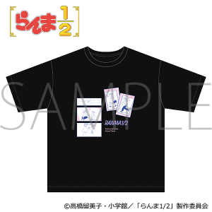 らんま1/2　Space A la mode T-shirt Collection　ブラック／L