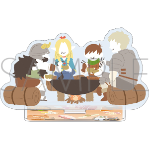 ダンジョン飯　アクリルスタンド／ゆるパレット パーティ