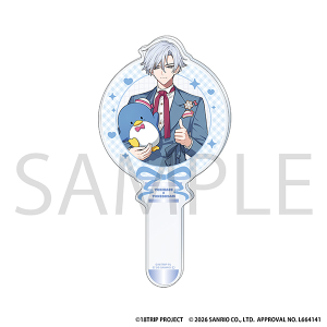 18TRIP　アクリルステッキ／神名 雪風×タキシードサム　サンリオキャラクターズ