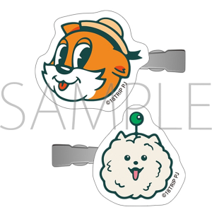 18TRIP　前髪クリップ／しゅうまいとギョウザ