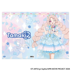 映画ひみつのアイプリ　まんかいバズリウムライブ！ クリアファイル／タマキ