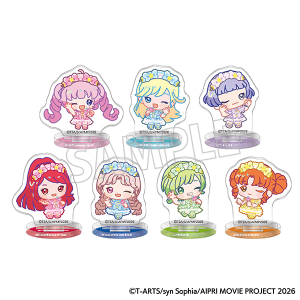 映画ひみつのアイプリ　まんかいバズリウムライブ！ ちゅあスタ　ミニチュアアクリルスタンドコレクション／A