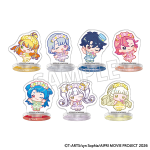 映画ひみつのアイプリ　まんかいバズリウムライブ！ ちゅあスタ　ミニチュアアクリルスタンドコレクション／B