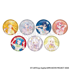映画ひみつのアイプリ　まんかいバズリウムライブ！ ホログラムキャラバッジコレクション／B