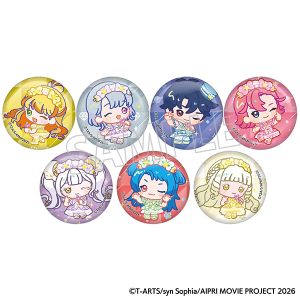 映画ひみつのアイプリ　まんかいバズリウムライブ！ ミニキャラバッジコレクション／B