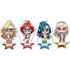 Kamen America　ミニキャラアクリルスタンドセット／A