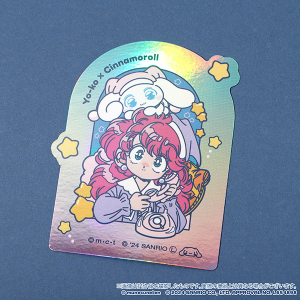 胸きゅん展 × SANRIO CHARACTERS　ステッカー　Yo-ko×Cinnamoroll_A